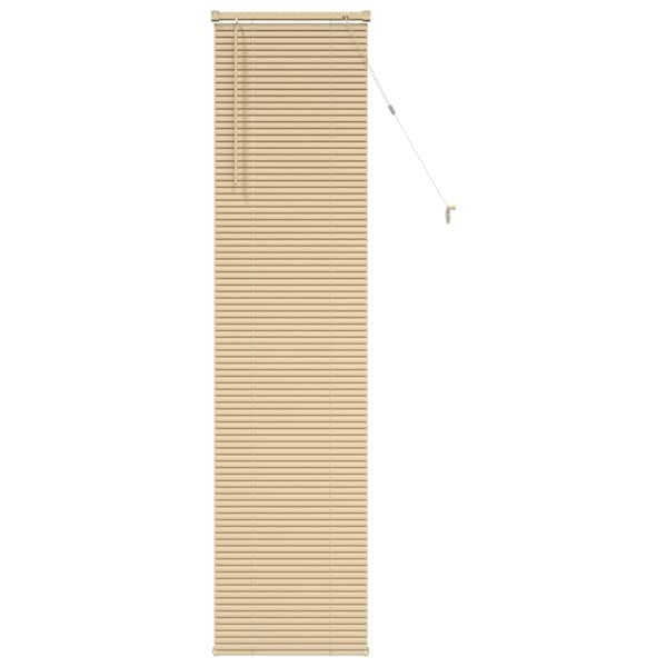 vidaXL Veneetsia rulo Helepruun mustriga 213 x 60 cm 25 mm PVC