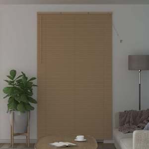 Venet školní žaluzie Světle hnědá s vzorem 213 x 150 cm PVC - obrázek 3