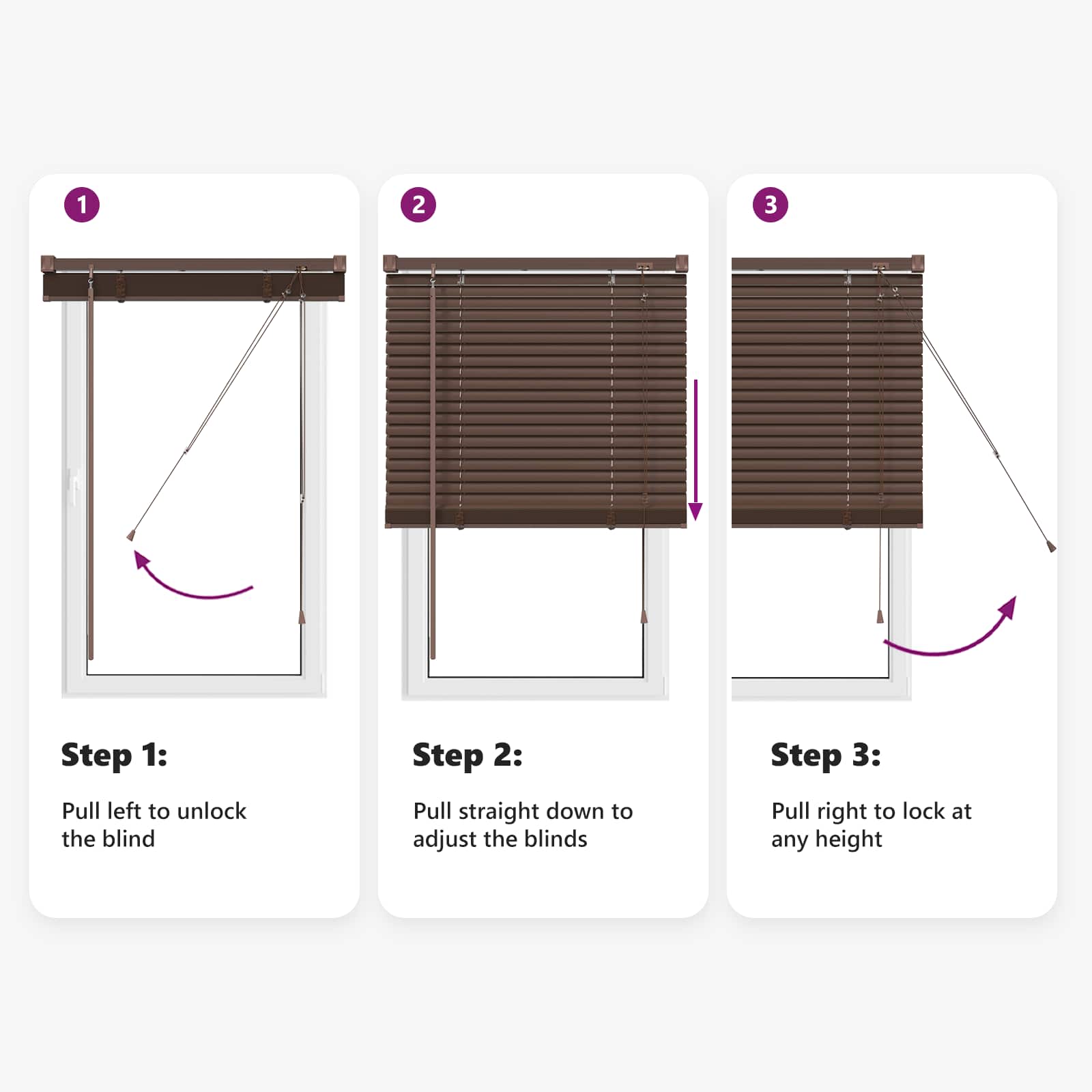 Venecijanska žaluzija Temno rjava z vzorcem 150 x 50 cm PVC - slika 12