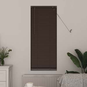 Venet školní žaluzie Tmavě hnědá s vzorem 150 x 50 cm PVC - obrázek 3