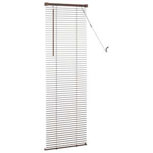 Venet školní žaluzie Tmavě hnědá s vzorem 150 x 60 cm 25 mm PVC - obrázek 5