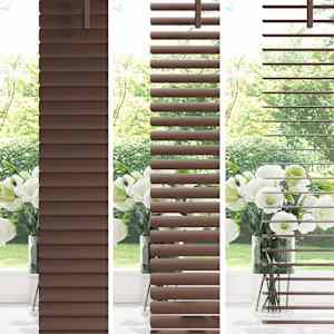 Venet školní žaluzie Tmavě hnědá s vzorem 150 x 80 cm PVC - obrázek 4