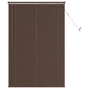 Venet školní žaluzie Tmavě hnědá s vzorem 150 x 80 cm PVC - obrázek 2
