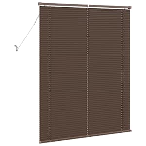 Venet školní žaluzie Tmavě hnědá s vzorem 150 x 120 cm 25 mm - obrázek 6