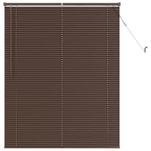 Venet školní žaluzie Tmavě hnědá s vzorem 150 x 120 cm 25 mm - obrázek 2