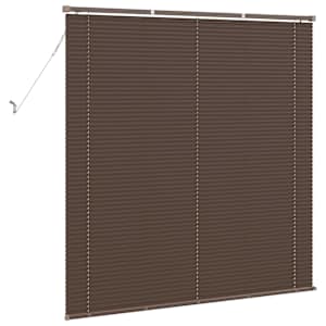 Venet školní žaluzie Tmavě hnědá s vzorem 150 x 150 cm 25 mm - obrázek 6
