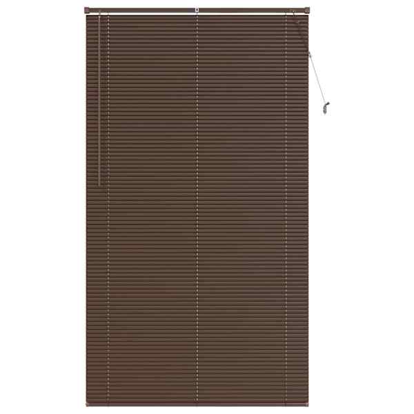 vidaXL Veneetsia rulo Tumepruun mustriga 213 x 110 cm 25 mm PVC