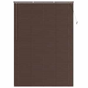 Venet školní žaluzie Tmavě hnědá s vzorem 213 x 150 cm PVC - obrázek 2