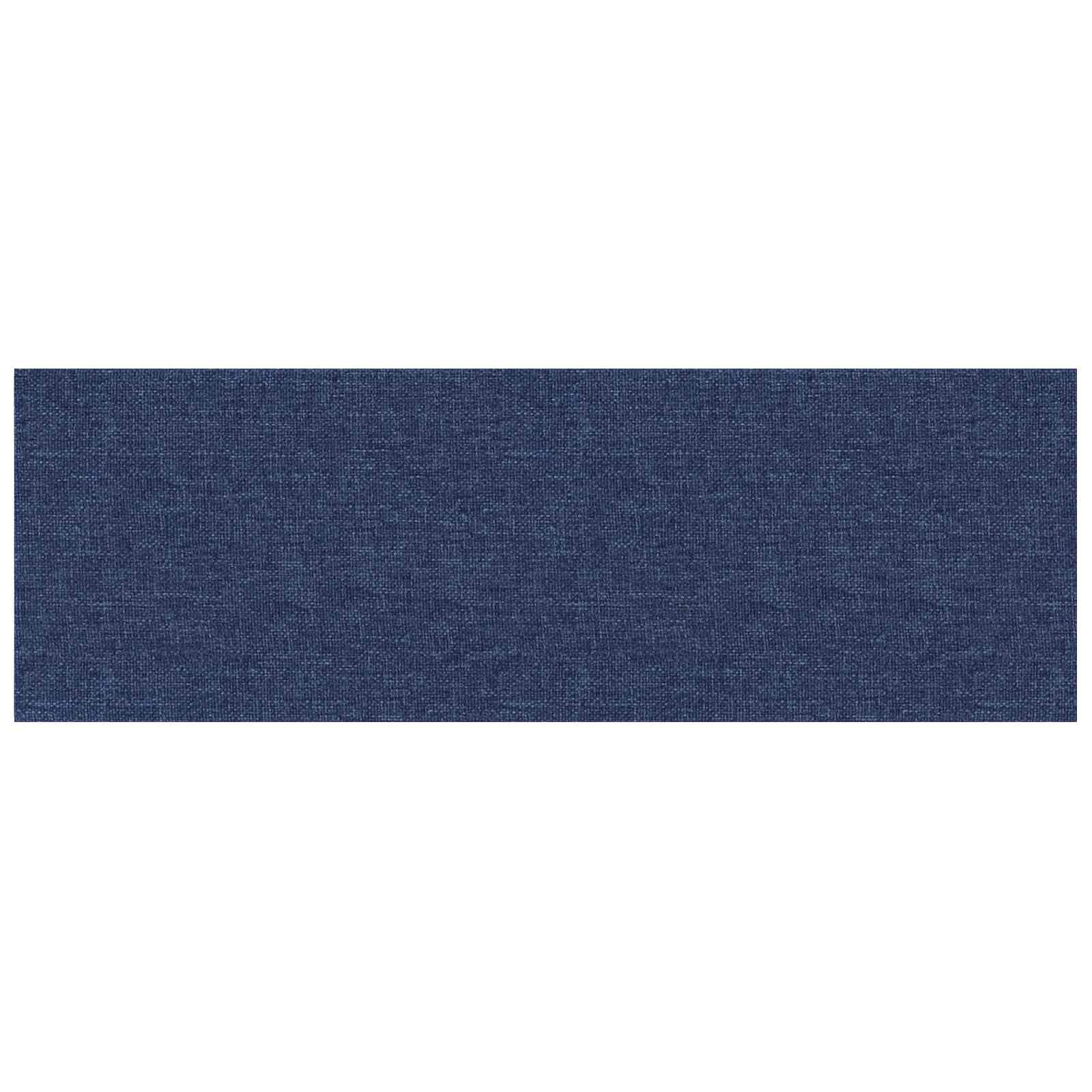 Wandhoofdbord 12 pcs Blauw 90 x 30 cm Stof image 2