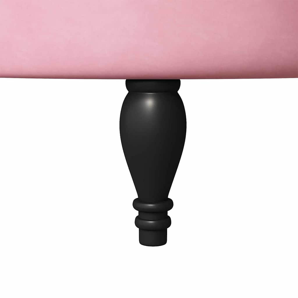 Scauncuspătarînalt Roz 56,5 x 70 x 110 cm Catifea [8]