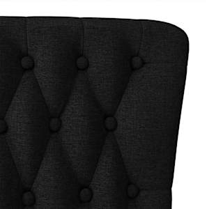 Křeslo s návleky Černá 56,5 x 70 x 110 cm textil - obrázek 7