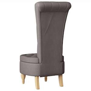 Křeslo s návleky Taupe 56,5 x 70 x 110 cm textil - obrázek 6
