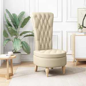 Sedežna blazina krema 56,5 x 70 x 110 cm blago