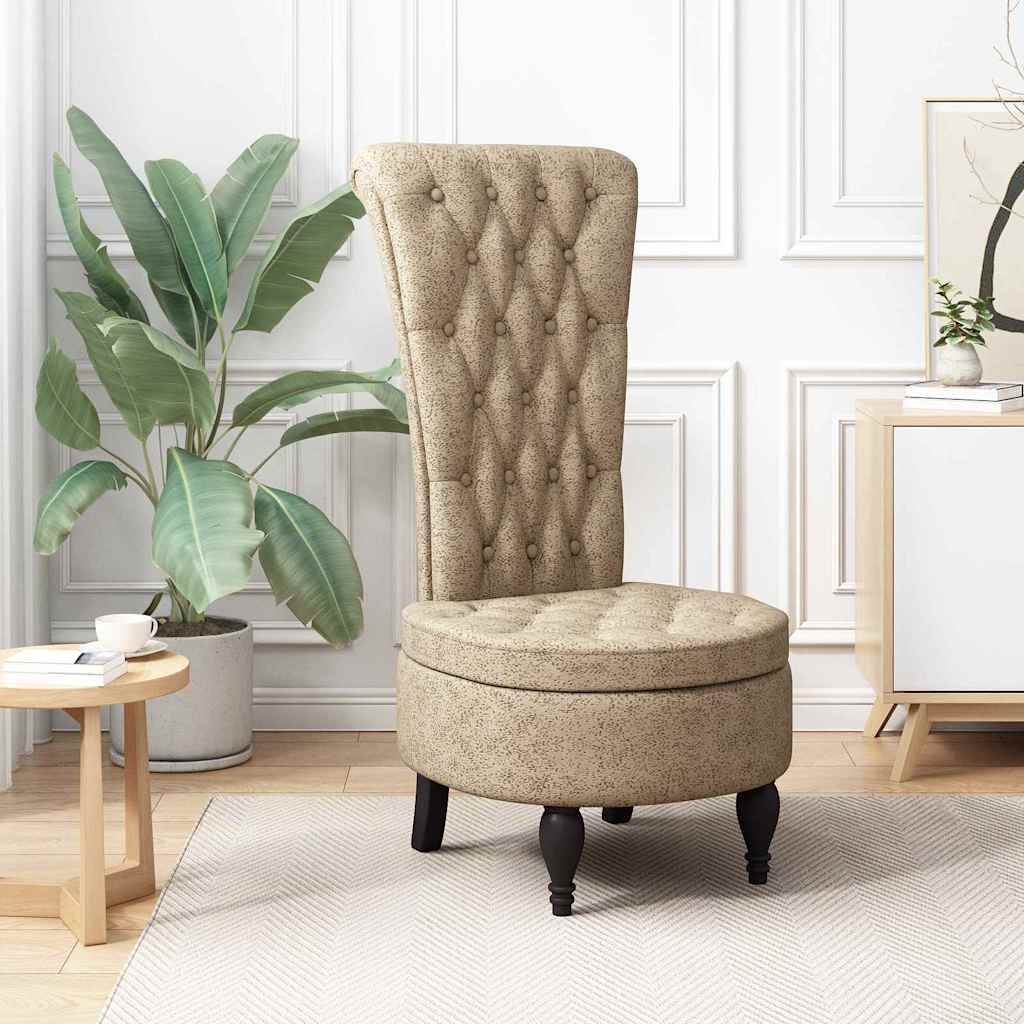 vidaXL Fotoliu slipper Gri deschis 56,5 x 70 x 110 cm