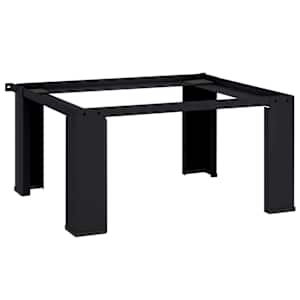 vidaXL Pesumasina pedestal Must 64 x 55 x 32,5 cm Teras