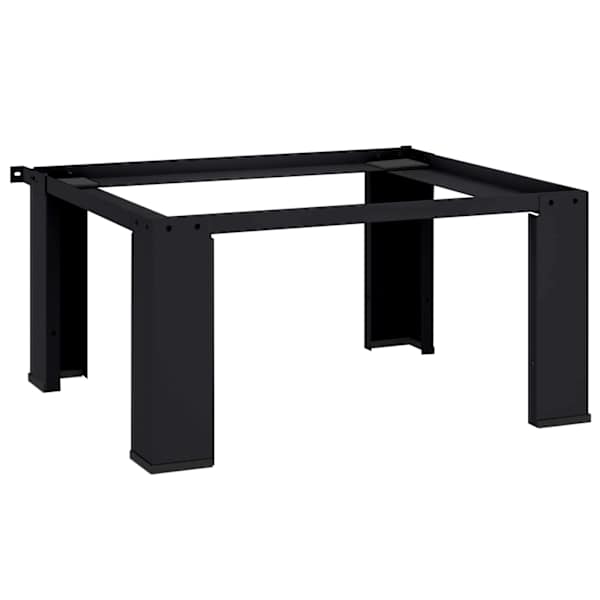 vidaXL Pesumasina pedestal Must 64 x 55 x 32,5 cm Teras