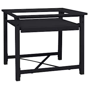 vidaXL Pesumasina pedestal Must 60 x 56 x 52 cm Teras