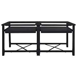 Podstavec na pračku 2 pcs Černý 120 x 56 x 52 cm Ocel - obrázek 3