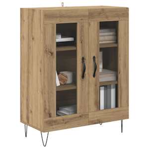 Servírovací skříň Artisanový dub 69,5 x 34 x 90 cm - obrázek 3