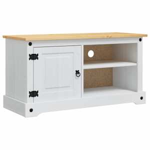 vidaXL Telerikapp CORONA 100 x 40 x 52 cm Valge Tahke m&auml;nd