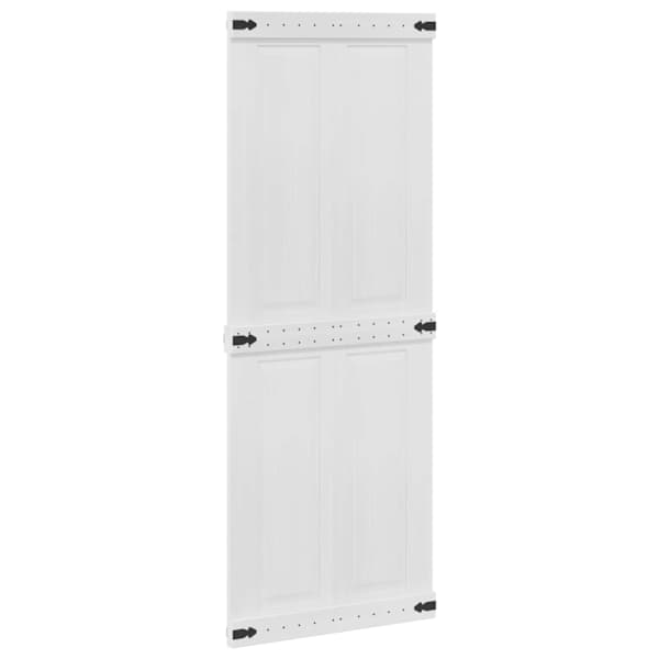 vidaXL K&uuml;&uuml;niuks CORONA 80 x 210 cm Toekas m&auml;nnipuit Valge
