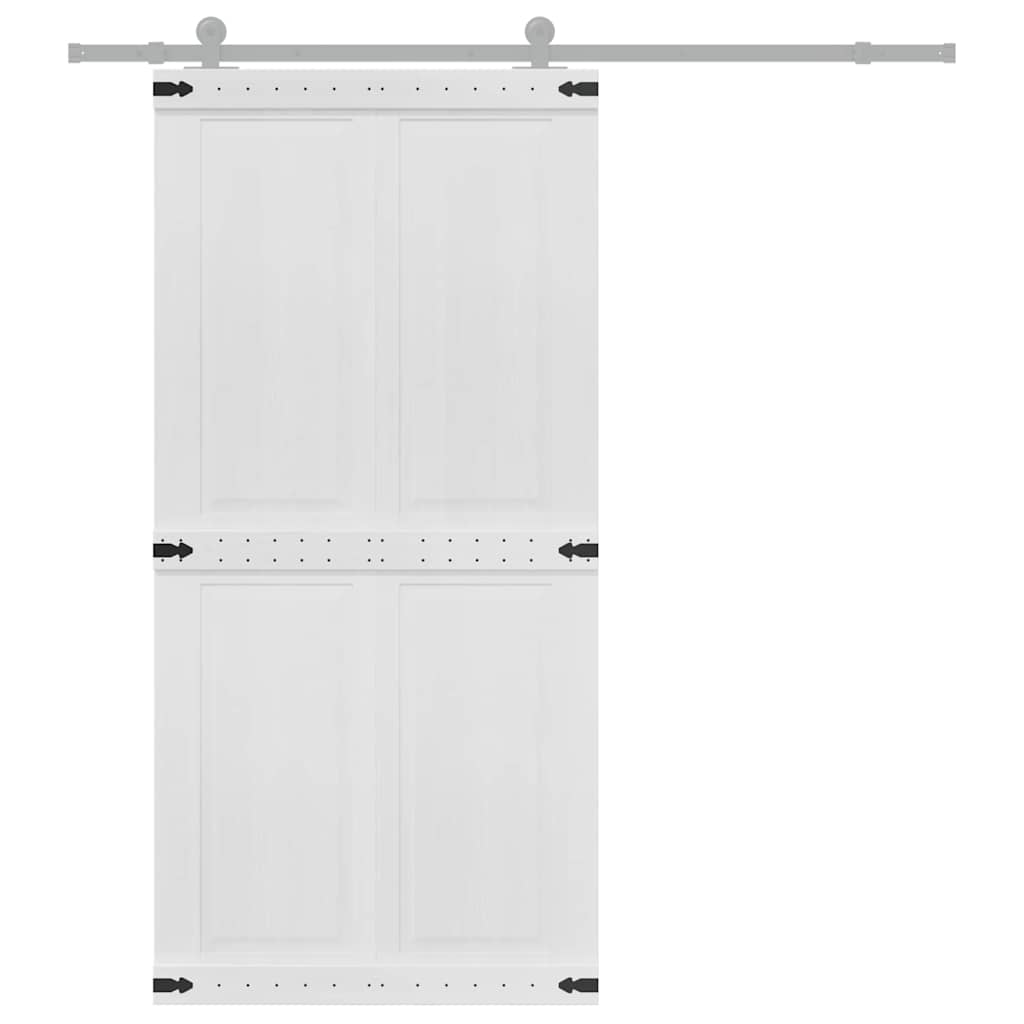 Thumbnail - vidaXL Tür Corona Weiß 100 x 210 cm Holzwerkstoff