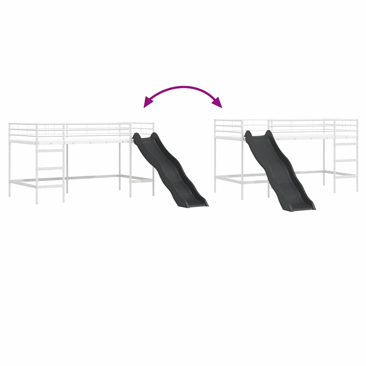 Kids'loftseng med rutsjebane - Billede 10