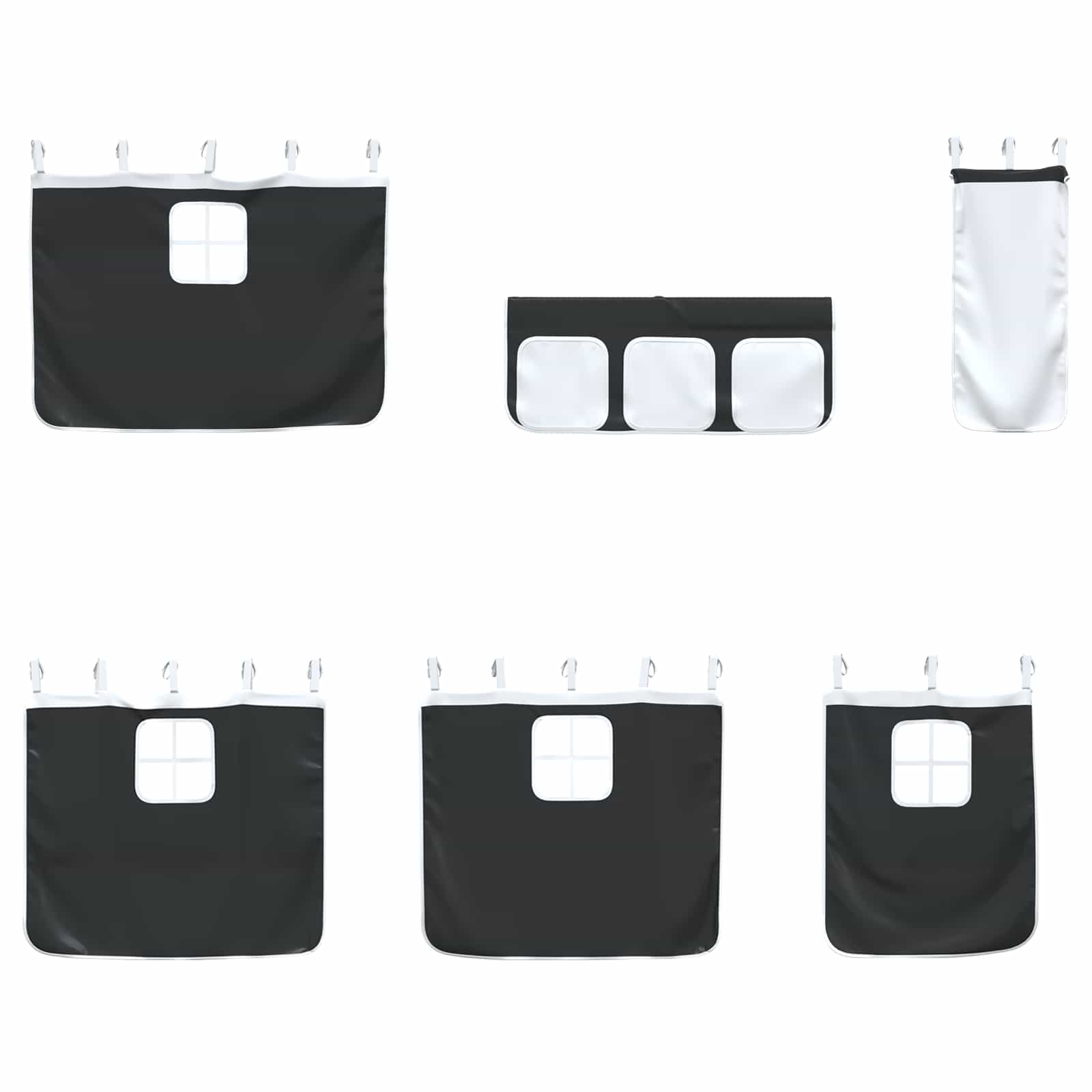 Laste Lofti voodi raam, millel on kardinad Must 99,5 x 190 cm 8 Kõik vajalik sinu aeda ja koju! Laste Lofti voodi raam, millel on kardinad Must 99,5 x 190 cm - Image 8