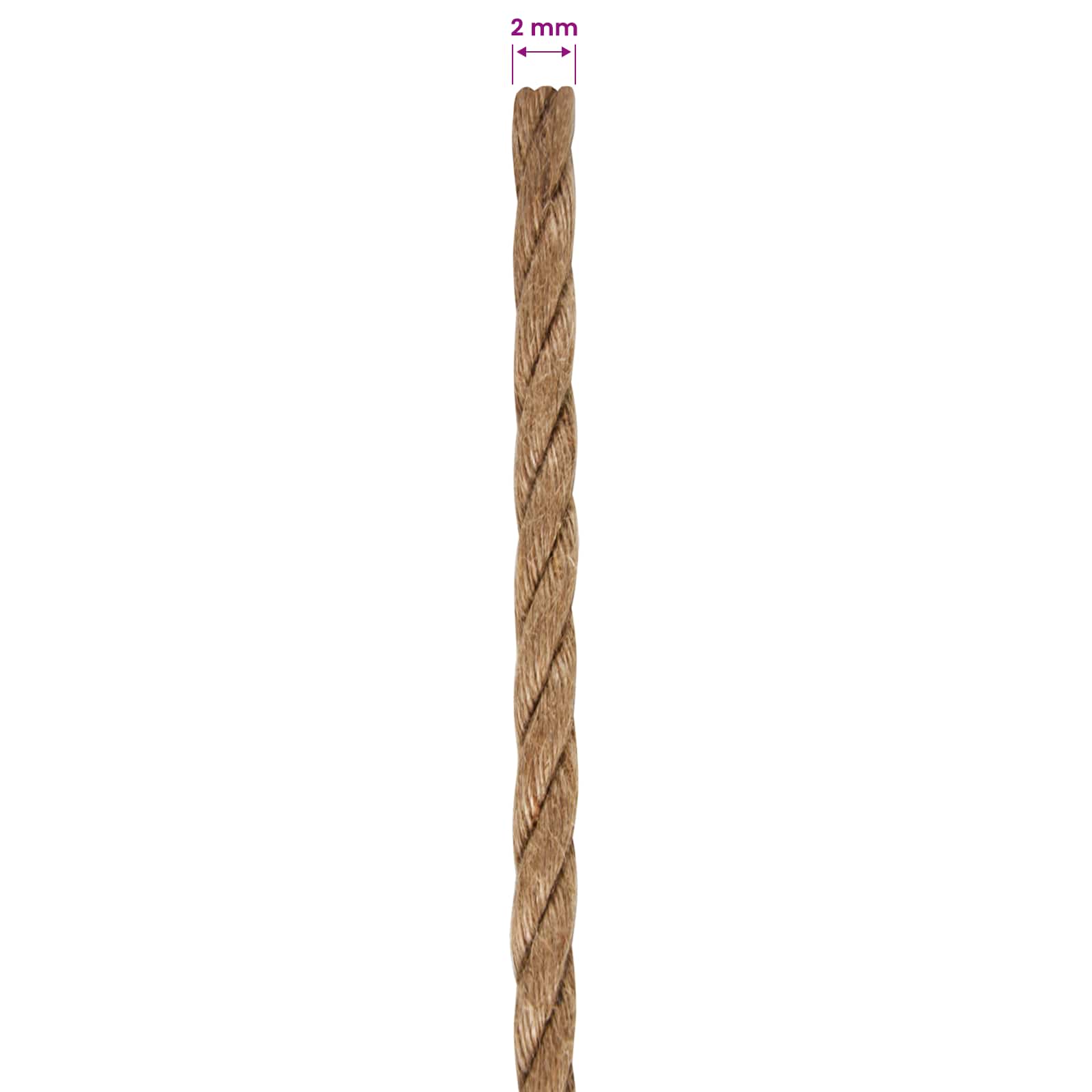 Jute Twine 2 size guide