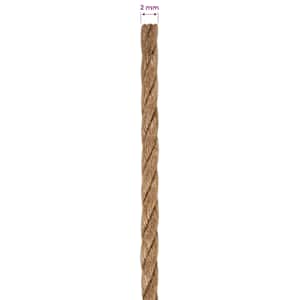 Jutové lano 10 pcs 2 Přírodní 100% jute Tossa - obrázek 7