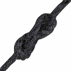 Jutové lano 2 ks 20 mm 100 m Černá 100% jute Tossa - obrázek 4