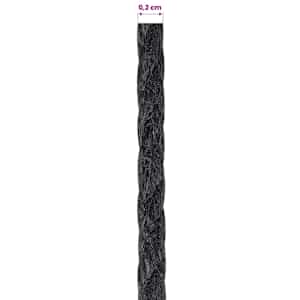 Jutové lano 2 ks 20 mm 100 m Černá 100% jute Tossa - obrázek 6
