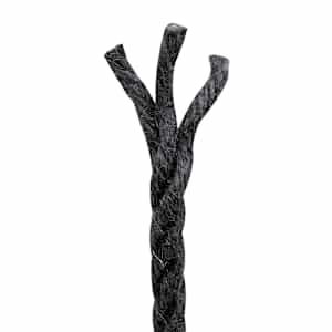 Jutové lano 4 mm Černá 100% jute Tossa - obrázek 5