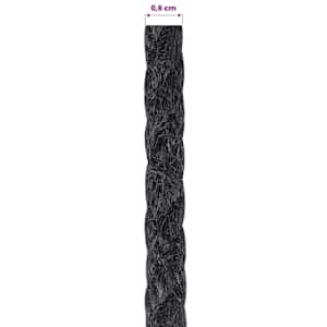 Jutové lano 6 mm Černá 100% jute Tossa - obrázek 6