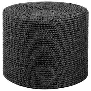Jutové lano 60 mm 500 m Černá 100% jute Tossa - obrázek 2