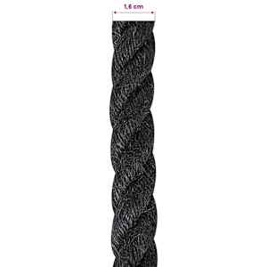 Jutové lano 160 mm 100 m Černá 100% jute Tossa - obrázek 6