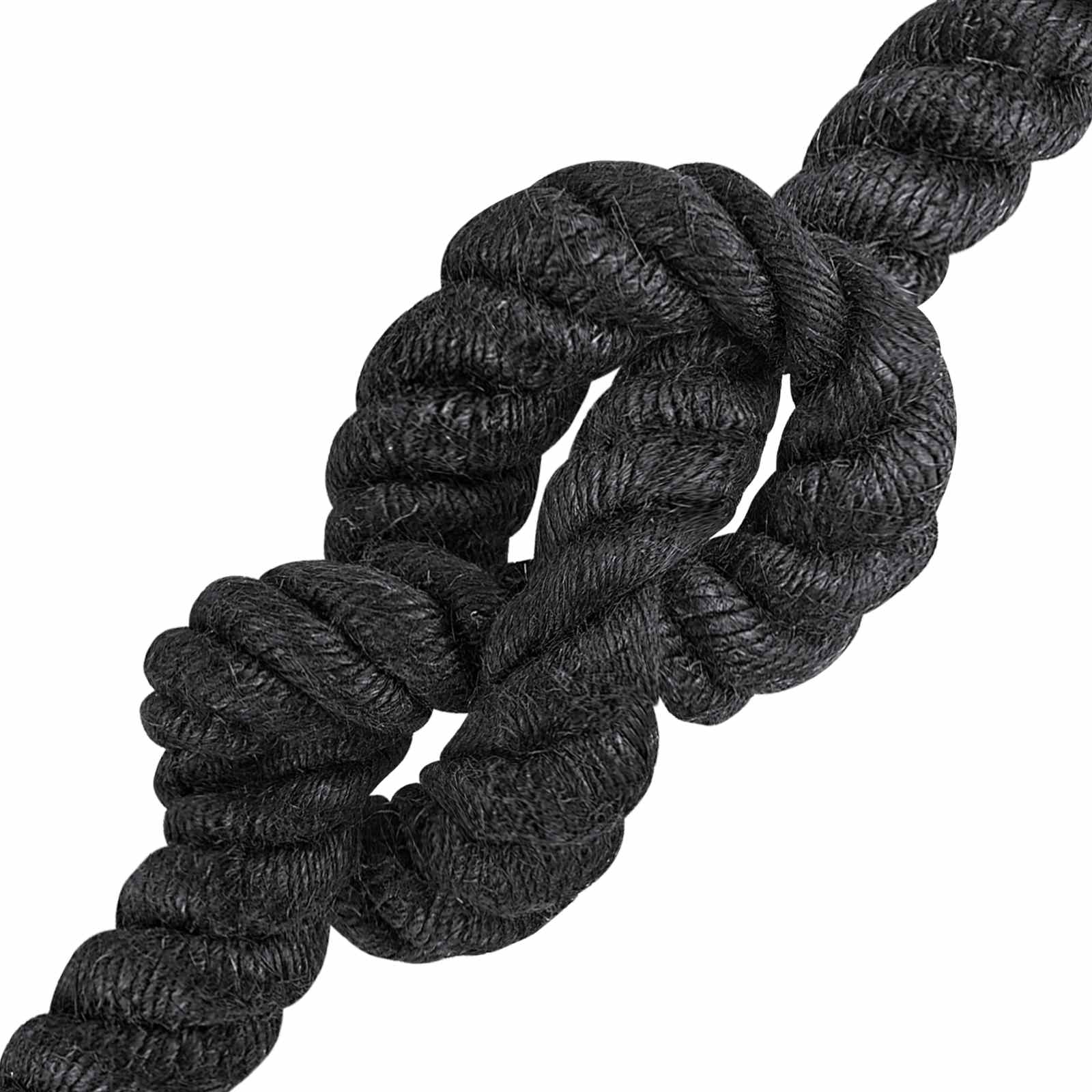 Vrv iz jute 24 Črna 100% Tossa jute - slika 3
