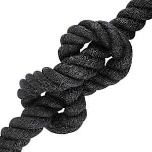 Jutové lano 360 mm 10 m Černá 100% jute Tossa - obrázek 3