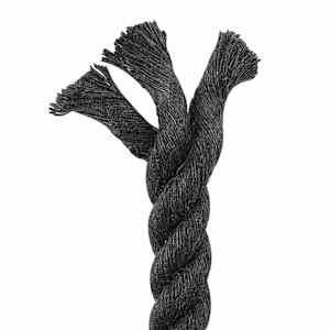 Jutové lano 360 mm 10 m Černá 100% jute Tossa - obrázek 4