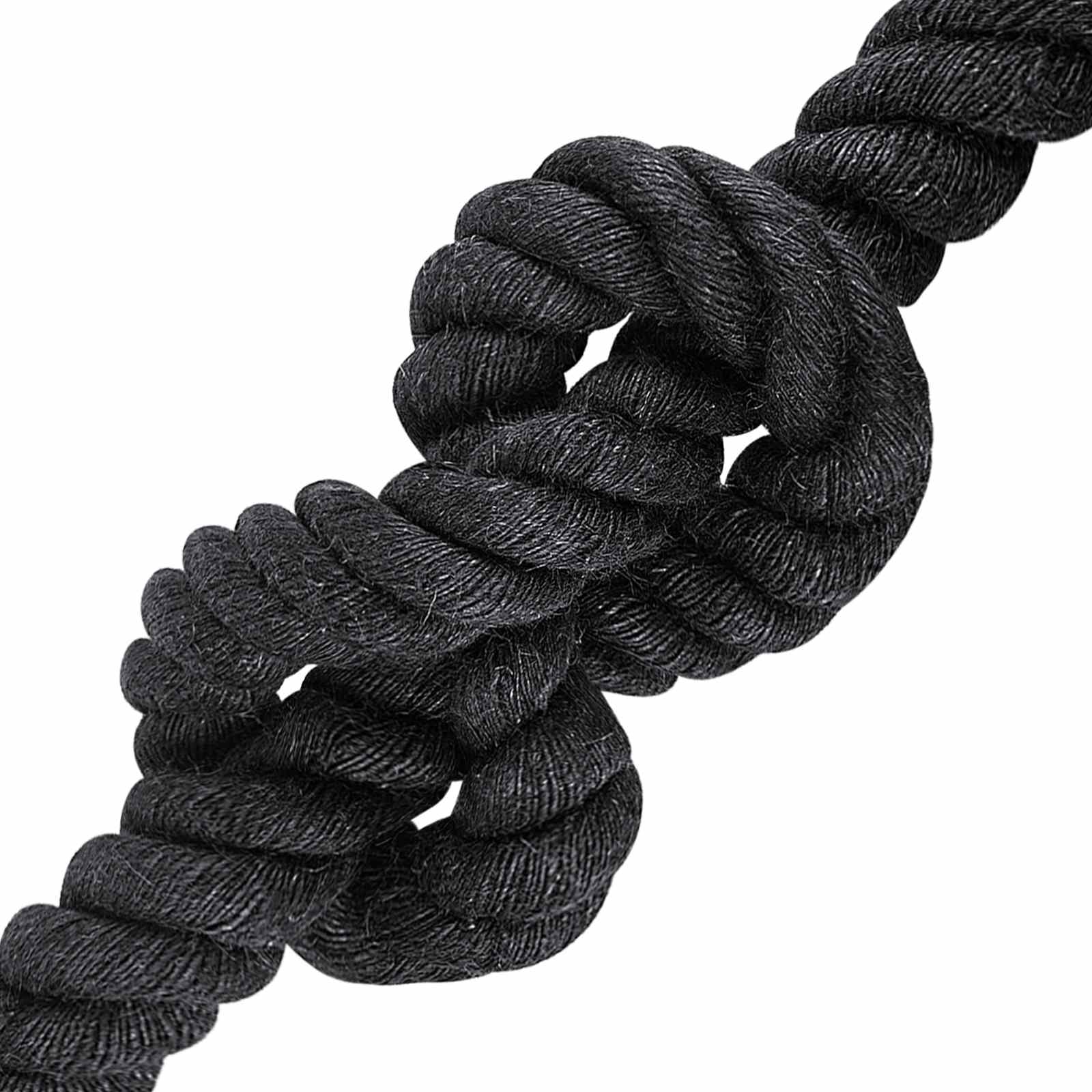 Vrv iz jute 40 Črna 100% Tossa jute - slika 3