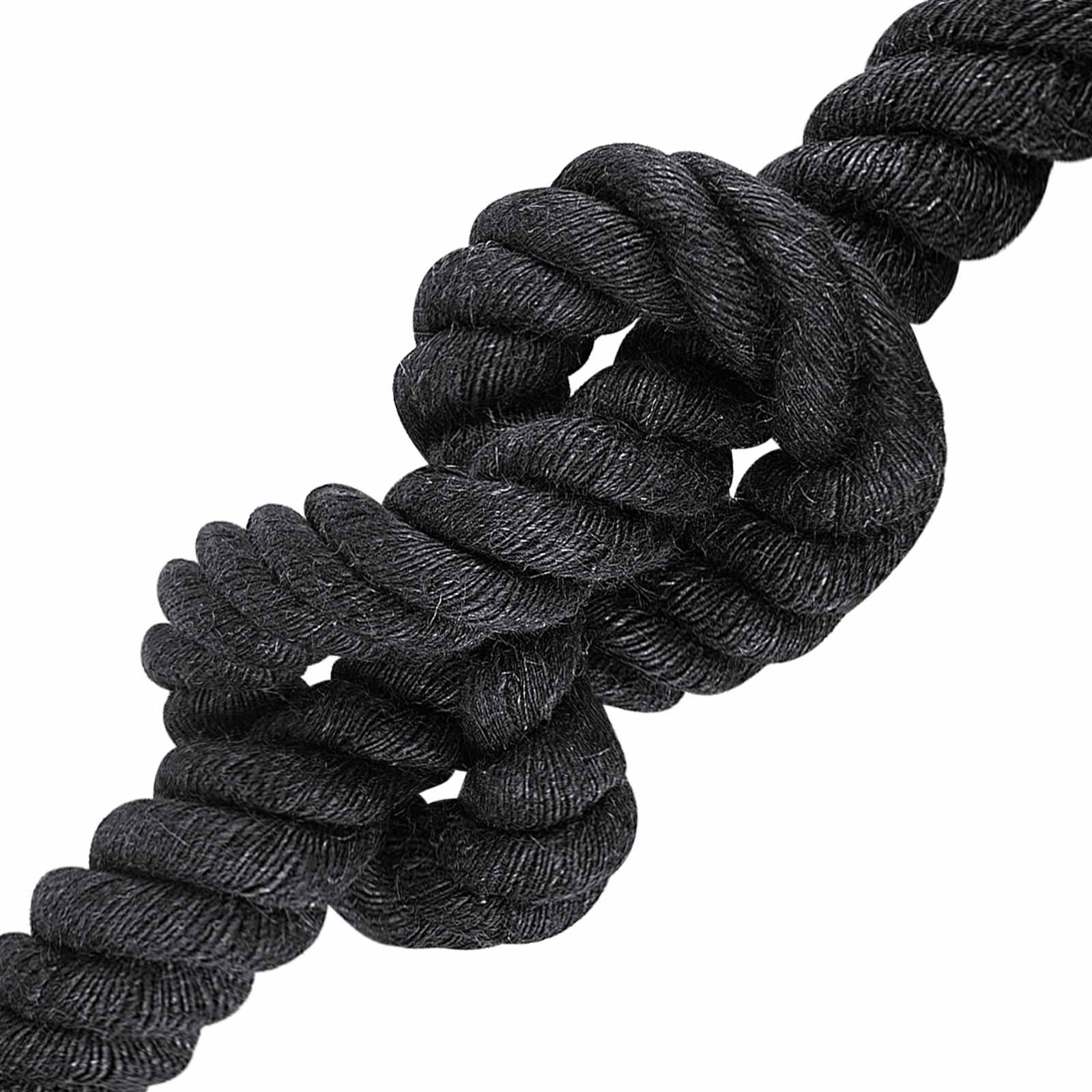 Vrv iz jute 50 Črna 100% Tossa jute - slika 3