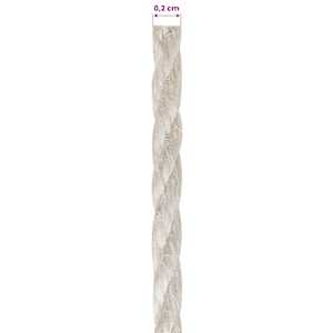 Jutové lano 10 ks 20 mm 100 m Bílá 100% jute Tossa - obrázek 7