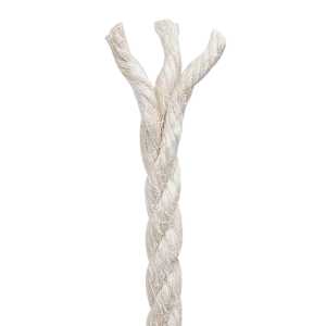 Jutové lano 4 mm Bílá 100% jute Tossa - obrázek 5
