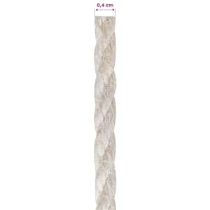 Jutové lano 40 mm 250 m Bílá 100% jute Tossa - obrázek 6