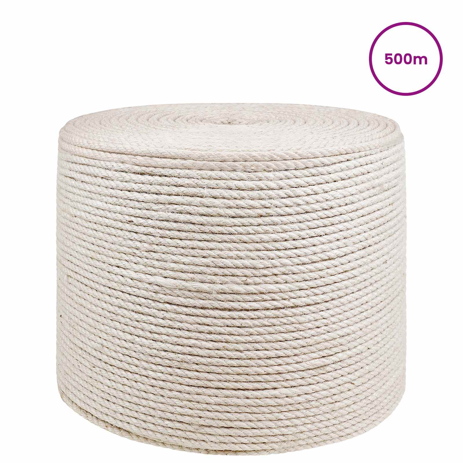 Vrv iz jute 4 Bela 100% Tossa jute - slika 2