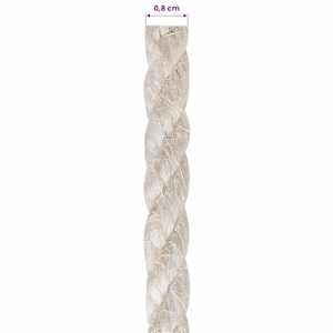 Jutové lano 80 mm 500 m Bílá 100% jute Tossa - obrázek 6