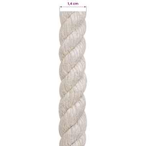 Jutové lano 14 mm Bílá 100% jute Tossa - obrázek 6
