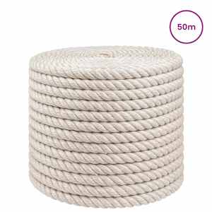 Jutové lano 14 mm Bílá 100% jute Tossa - obrázek 3