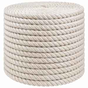 Jutové lano 14 mm Bílá 100% jute Tossa - obrázek 2