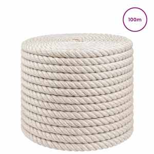 Jutové lano 14 mm Bílá 100% jute Tossa - obrázek 3